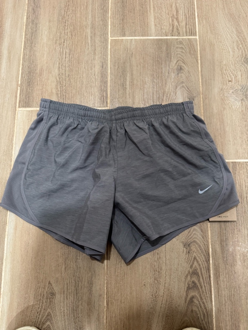 Nike Gray Performance Shorts with Breathable Liner